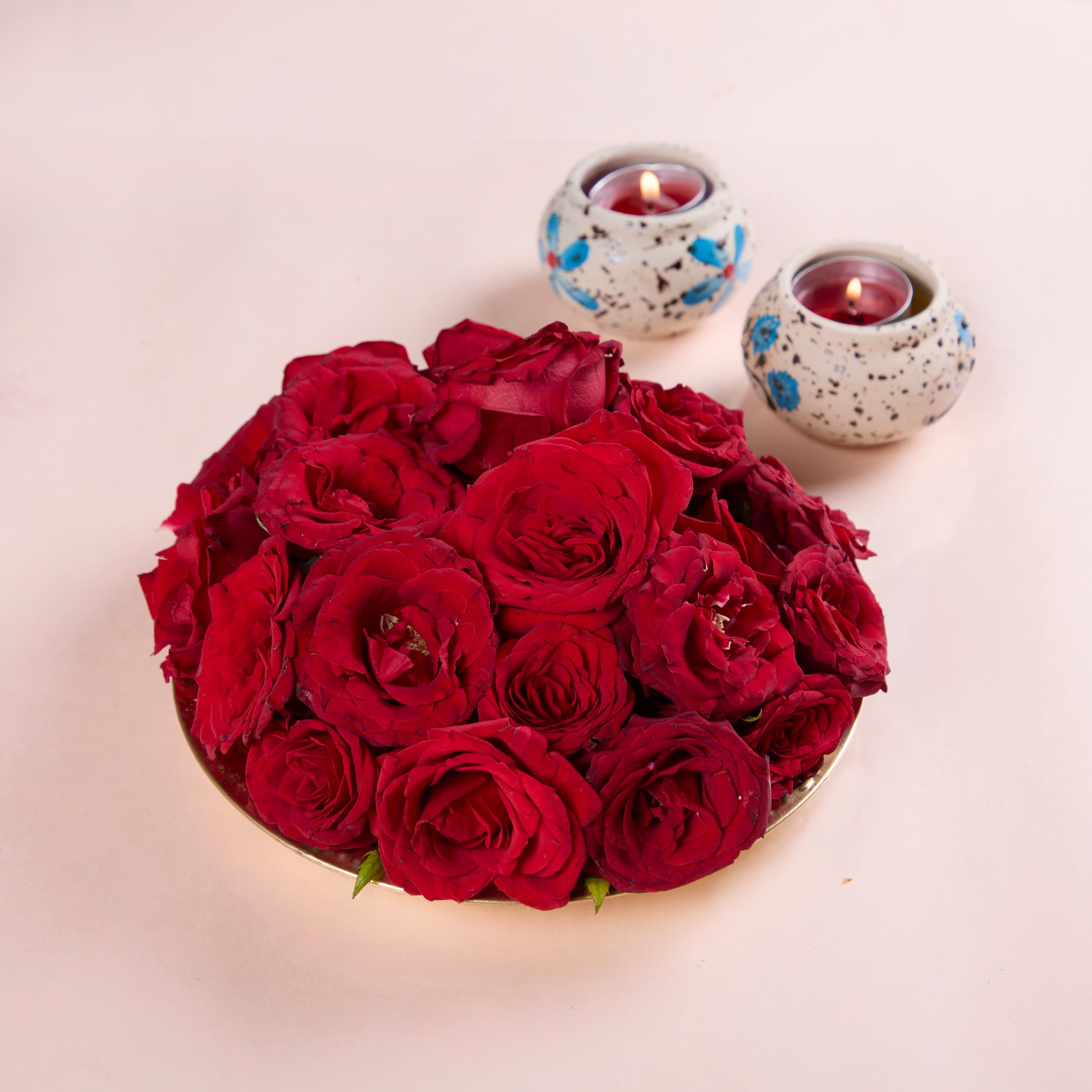 A fresh red-rose bouquet — flowers delivered on a subscription